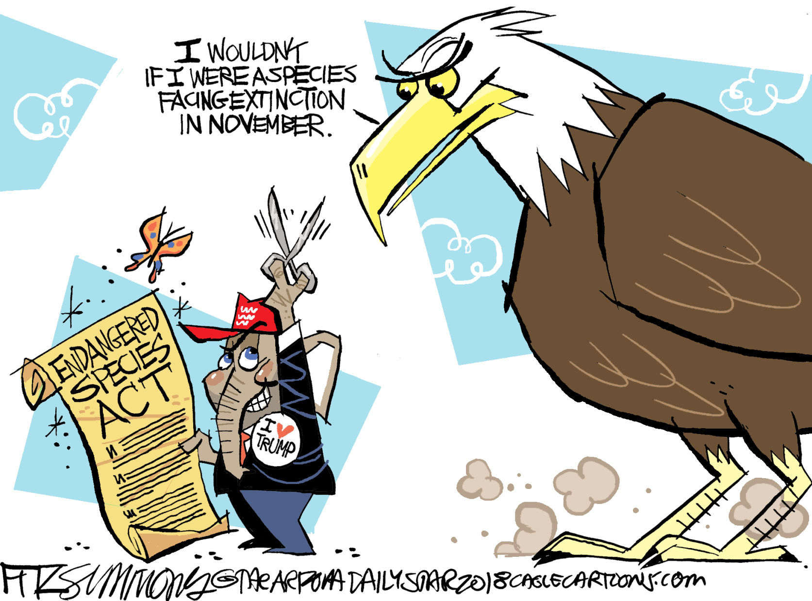 Daily Fitz Cartoon: Endangered